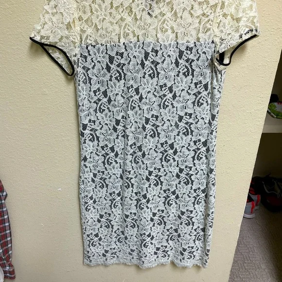 DVF lace cocktail dress